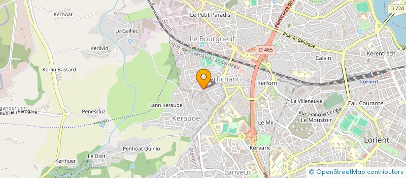 localisation de l'entreprise MADAME VIOLAINE VOLY  LORIENT