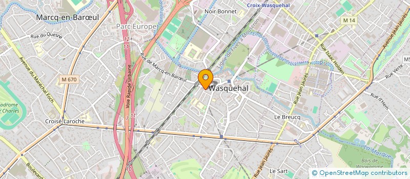 localisation de l'entreprise MADAME VIOLAINE WATINE à WASQUEHAL