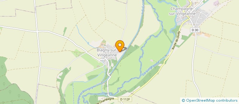 localisation de l'entreprise MADAME VIOLENE JOIGNEAULT  BLAGNY-SUR-VINGEANNE