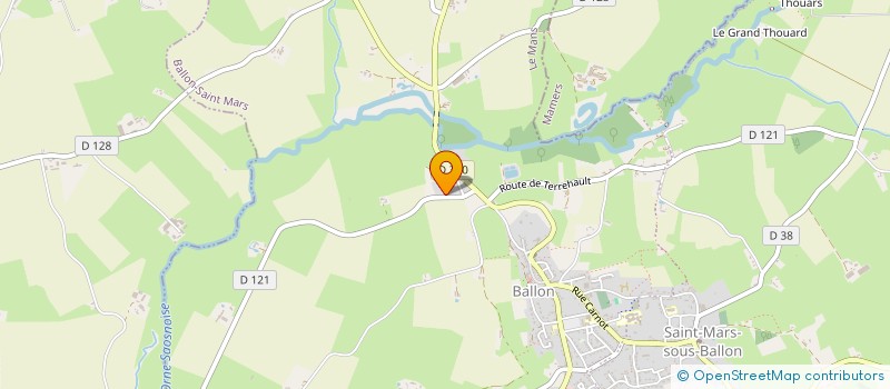 localisation de l'entreprise MADAME VIOLENE LEBRETON  BALLON-SAINT MARS