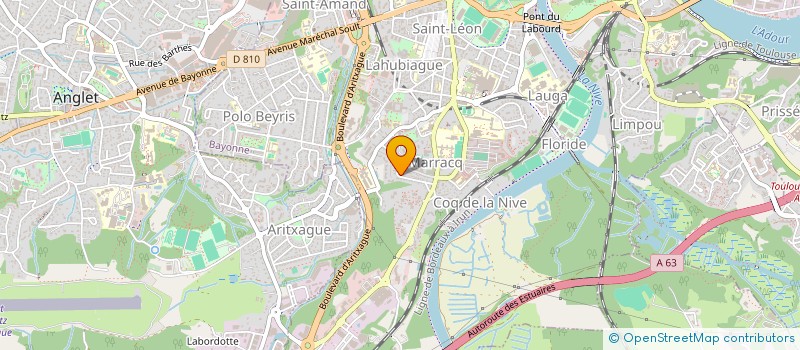 localisation de l'entreprise MADAME VIOLENE MORINVIL à BAYONNE