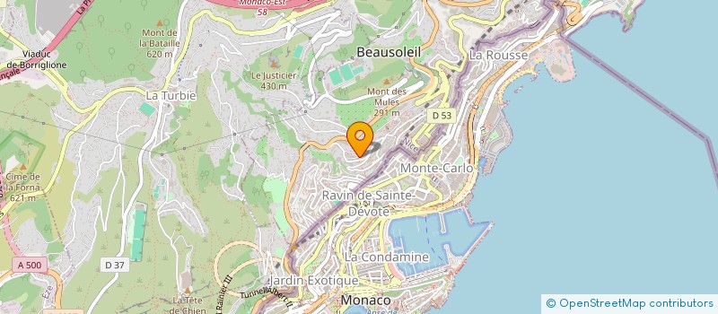 localisation de l'entreprise MADAME VIOLETA BRAGHIS à BEAUSOLEIL