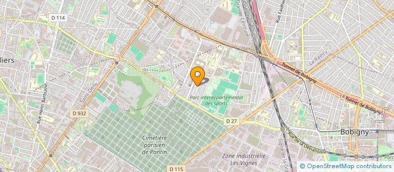 localisation de l'entreprise MADAME VIOLETA DJURDJEVIC  BOBIGNY