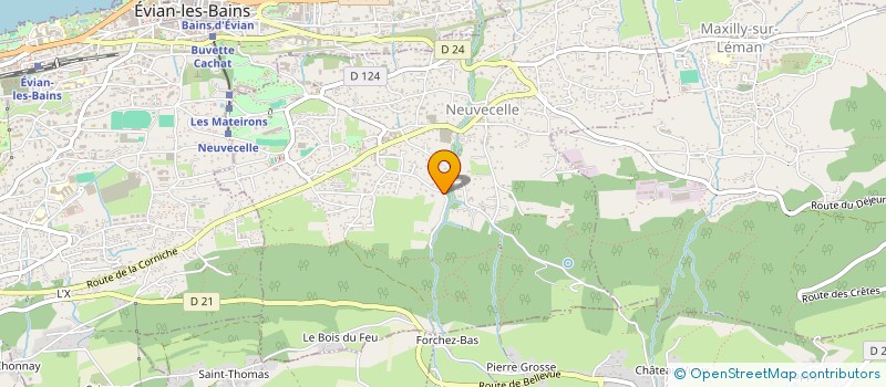 localisation de l'entreprise MADAME VIOLETA RUIZ  EVIAN-LES-BAINS