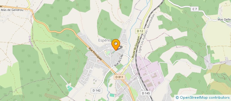 localisation de l'entreprise MADAME VIOLETTA DABAT  ESPERE