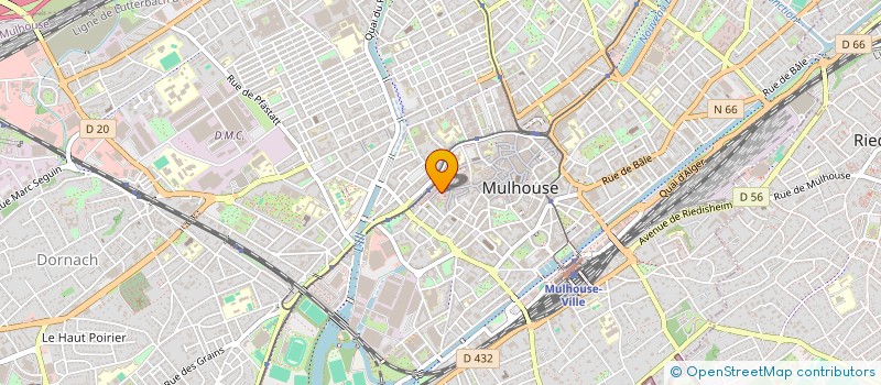 localisation de l'entreprise MADAME VIOLETTA DANILOVA  MULHOUSE