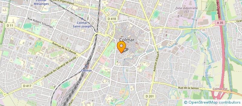 localisation de l'entreprise MADAME VIOLETTA FINK à COLMAR