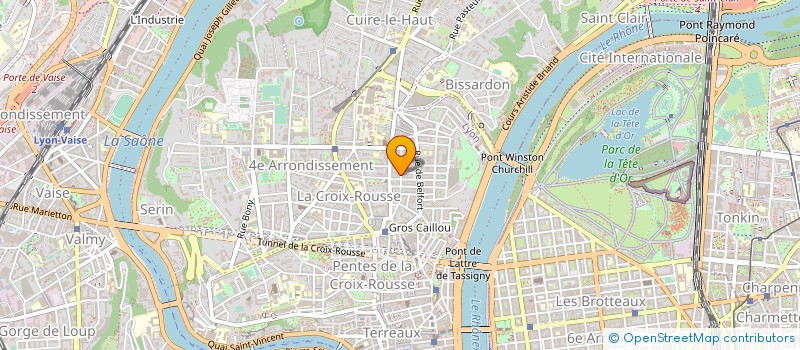 localisation de l'entreprise MADAME VIOLETTA GUERRA à LYON