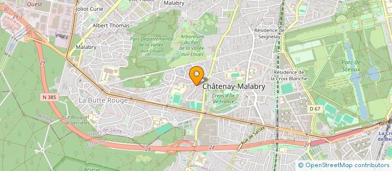 localisation de l'entreprise MADAME VIOLETTA KOLODZIEJCZAK à CHATENAY-MALABRY