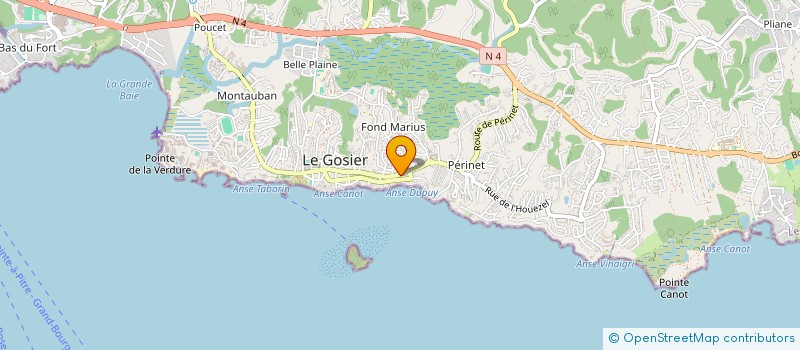 localisation de l'entreprise MADAME VIOLETTA MELIS à LE GOSIER