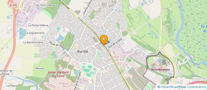 localisation de l'entreprise MADAME VIOLETTA PINSON  AVRILLE