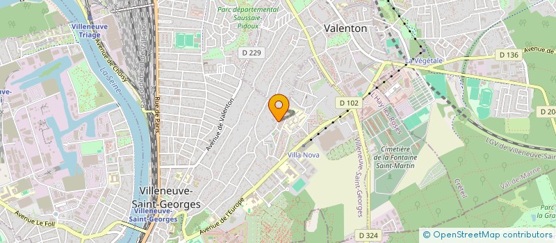 localisation de l'entreprise MADAME VIOLETTA VIOLET  VILLENEUVE-SAINT-GEORGES