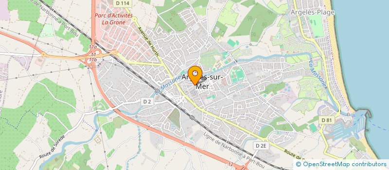 localisation de l'entreprise MADAME VIOLETTE ANDREAE  ARGELES-SUR-MER