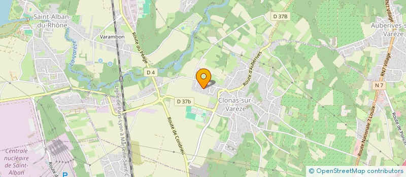 localisation de l'entreprise MADAME VIOLETTE ANDREANI  CLONAS-SUR-VAREZE