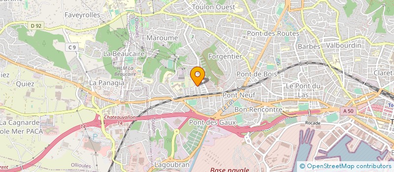 localisation de l'entreprise MADAME VIOLETTE ANTONINI à TOULON