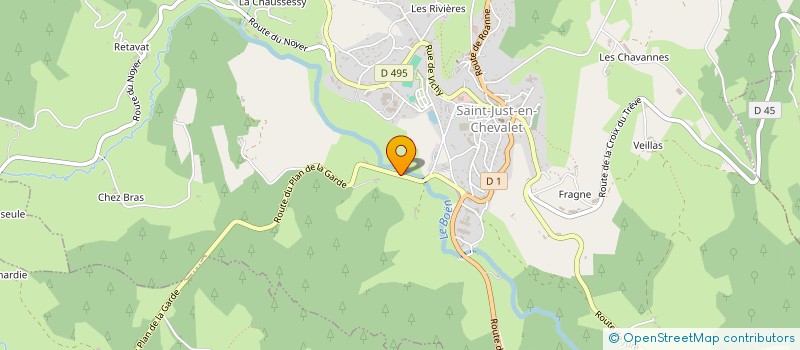 localisation de l'entreprise MADAME VIOLETTE AUBERGER  CHAMPOLY