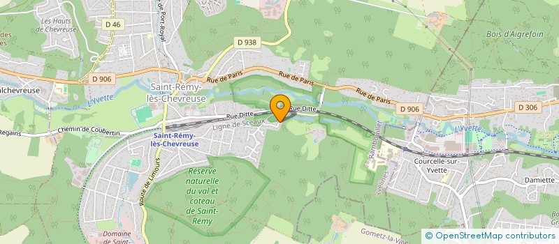 localisation de l'entreprise MADAME VIOLETTE BAHURLET  SAINT-REMY-LES-CHEVREUSE