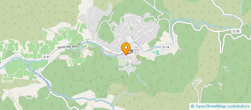 localisation de l'entreprise MADAME VIOLETTE BARET  COLLOBRIERES