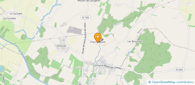 localisation de l'entreprise MADAME VIOLETTE BAUDET  RIOUX