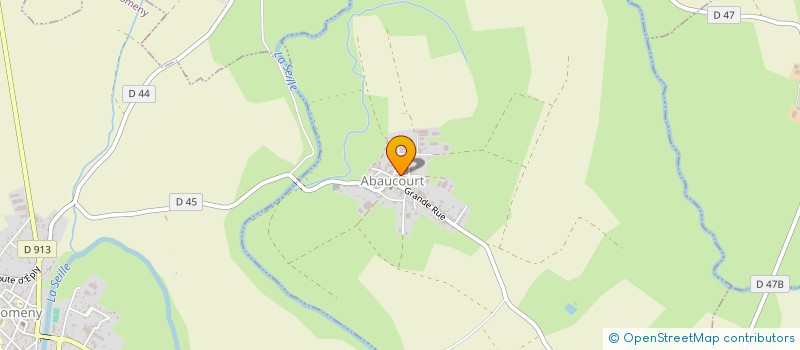 localisation de l'entreprise MADAME VIOLETTE BECHAIMONT  ABAUCOURT