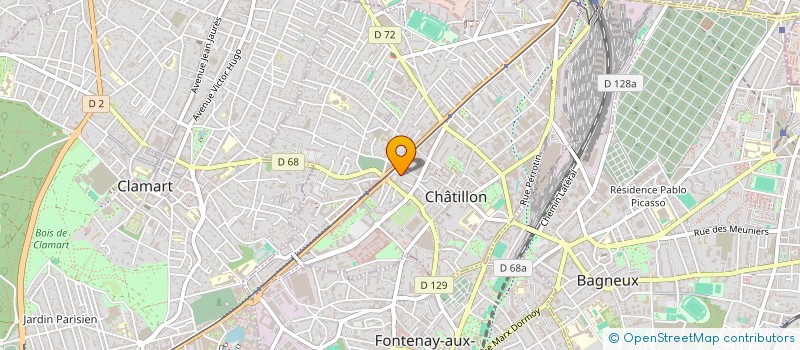 localisation de l'entreprise MADAME VIOLETTE BENILAN à CHATILLON