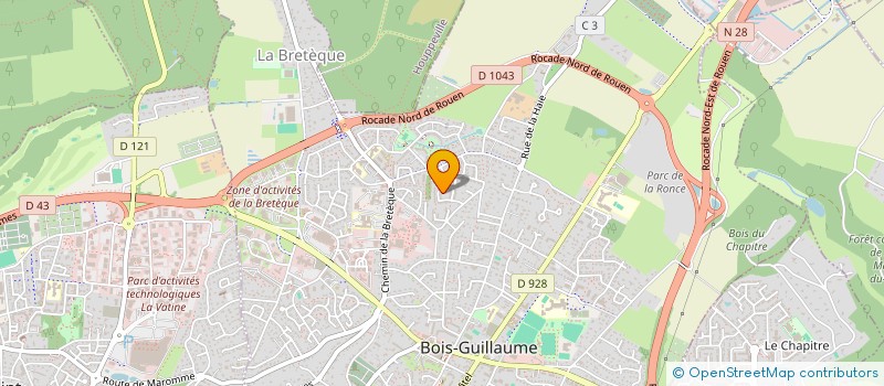 localisation de l'entreprise MADAME VIOLETTE BIGNARD à BOIS-GUILLAUME