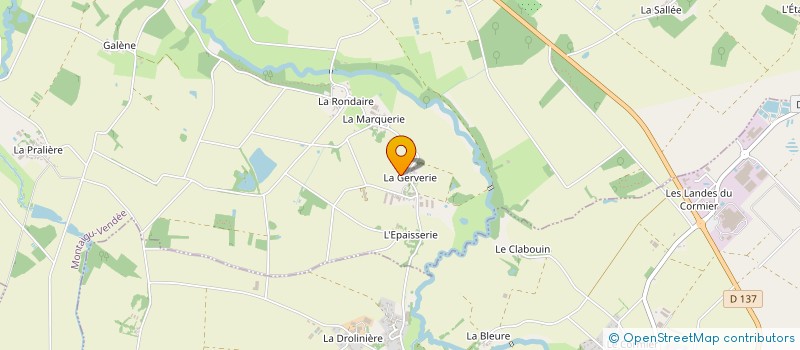 localisation de l'entreprise MADAME VIOLETTE BONNEAU à MONTAIGU-VENDEE