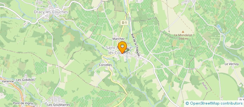 localisation de l'entreprise MADAME VIOLETTE BOUILLOT  SAINT-MAURICE-LES-COUCHES