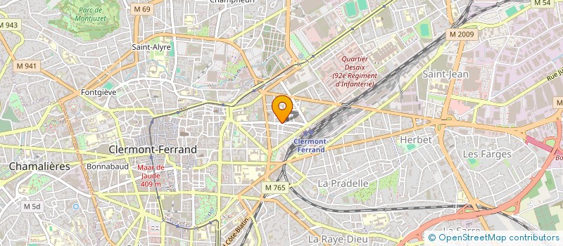 localisation de l'entreprise MADAME VIOLETTE BOUTROLLE à CLERMONT-FERRAND
