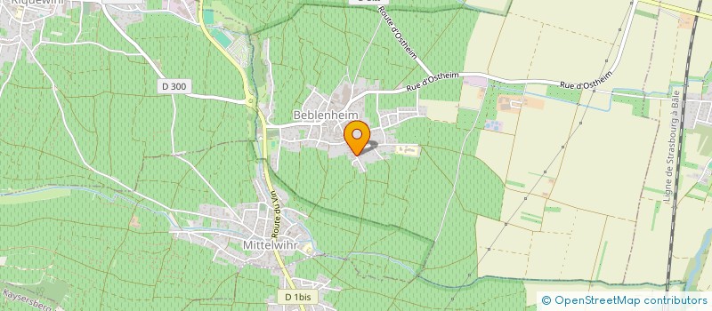 localisation de l'entreprise MADAME VIOLETTE BRUCKER  BEBLENHEIM