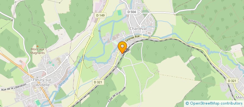 localisation de l'entreprise MADAME VIOLETTE BUCHON  VAL D'ORGER