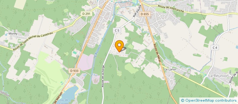 localisation de l'entreprise MADAME VIOLETTE CANTILLAC  CASTELJALOUX