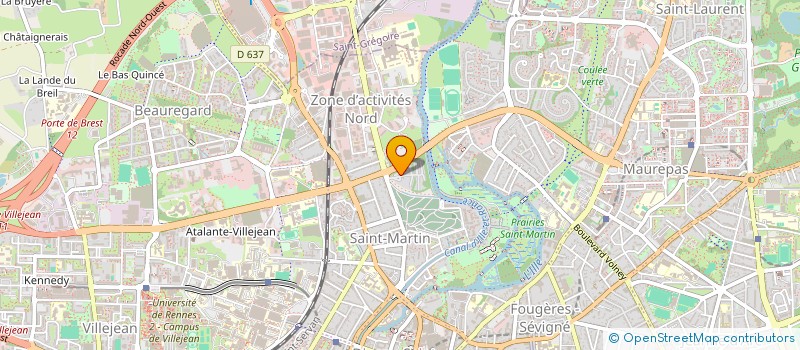 localisation de l'entreprise MADAME VIOLETTE CARPENTIER à RENNES