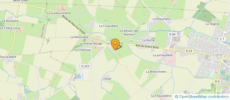 localisation de l'entreprise MADAME VIOLETTE CHEVILLOT à LIGNE