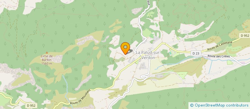 localisation de l'entreprise MADAME VIOLETTE COUTURIER à LA PALUD-SUR-VERDON
