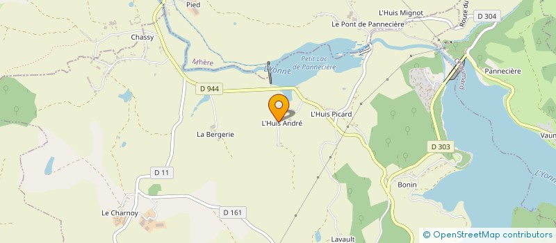 localisation de l'entreprise MADAME VIOLETTE DE BROUX  CHATEAU-CHINON (VILLE)