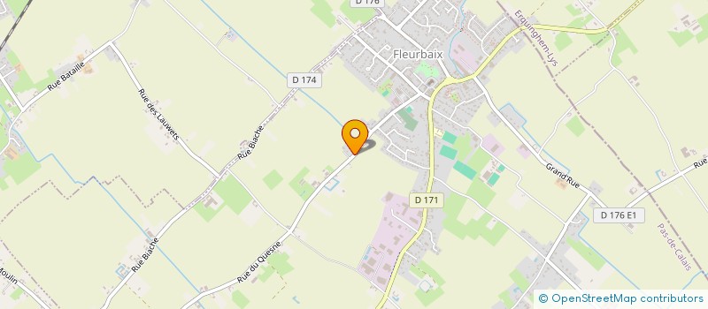 localisation de l'entreprise MADAME VIOLETTE DELASSUS  FLEURBAIX