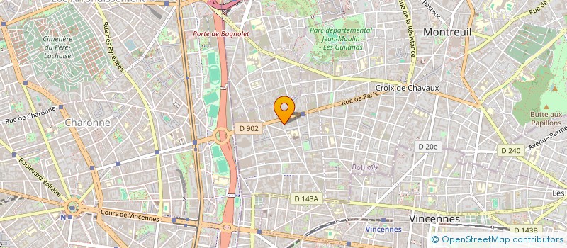 localisation de l'entreprise MADAME VIOLETTE DELCOURT à MONTREUIL