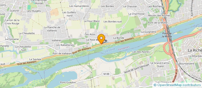 localisation de l'entreprise MADAME VIOLETTE DEPLECHIN  FONDETTES