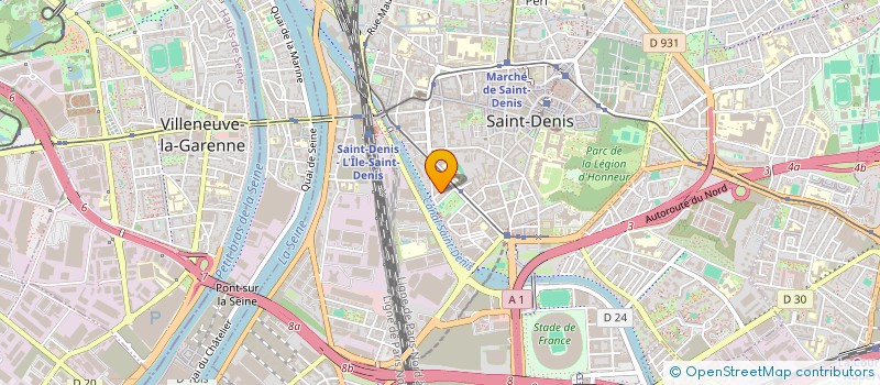 localisation de l'entreprise MADAME VIOLETTE DEVICQUE  SAINT-DENIS