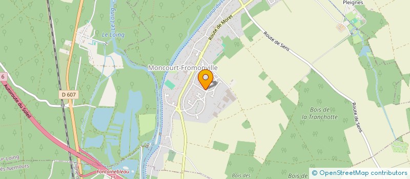 localisation de l'entreprise MADAME VIOLETTE DOUARCHE  MONTCOURT-FROMONVILLE