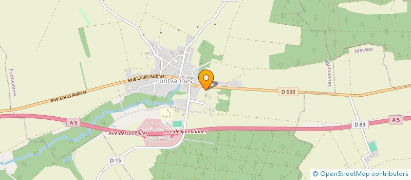 localisation de l'entreprise MADAME VIOLETTE DROUHIN  BERCENAY-EN-OTHE