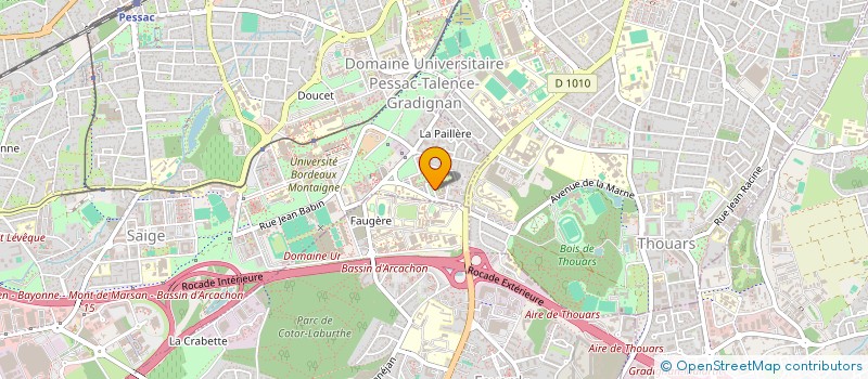 localisation de l'entreprise MADAME VIOLETTE DUFOUR  PESSAC