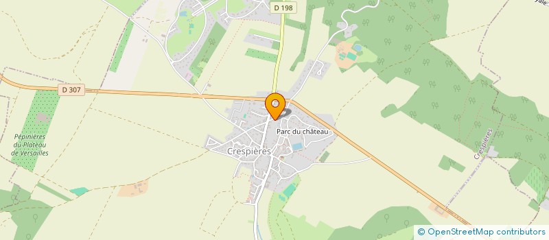 localisation de l'entreprise MADAME VIOLETTE DUROCHER  CRESPIERES