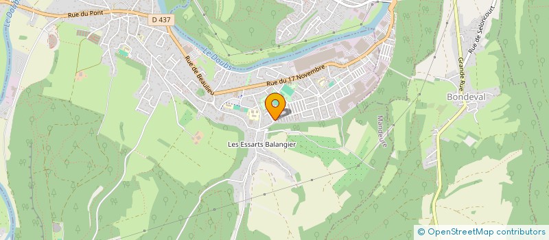 localisation de l'entreprise MADAME VIOLETTE DUVAL  MANDEURE