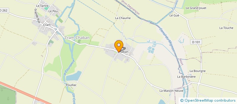 localisation de l'entreprise MADAME VIOLETTE FAVREAU  CRAM-CHABAN