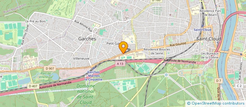 localisation de l'entreprise MADAME VIOLETTE FERLA  GARCHES