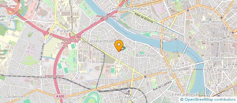 localisation de l'entreprise MADAME VIOLETTE FERNANDEZ à TOULOUSE