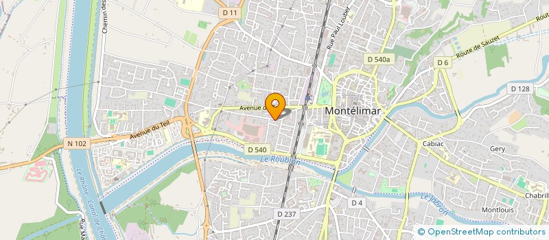 localisation de l'entreprise MADAME VIOLETTE FERRELI à MONTELIMAR