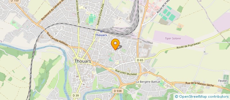 localisation de l'entreprise MADAME VIOLETTE FONT  THOUARS